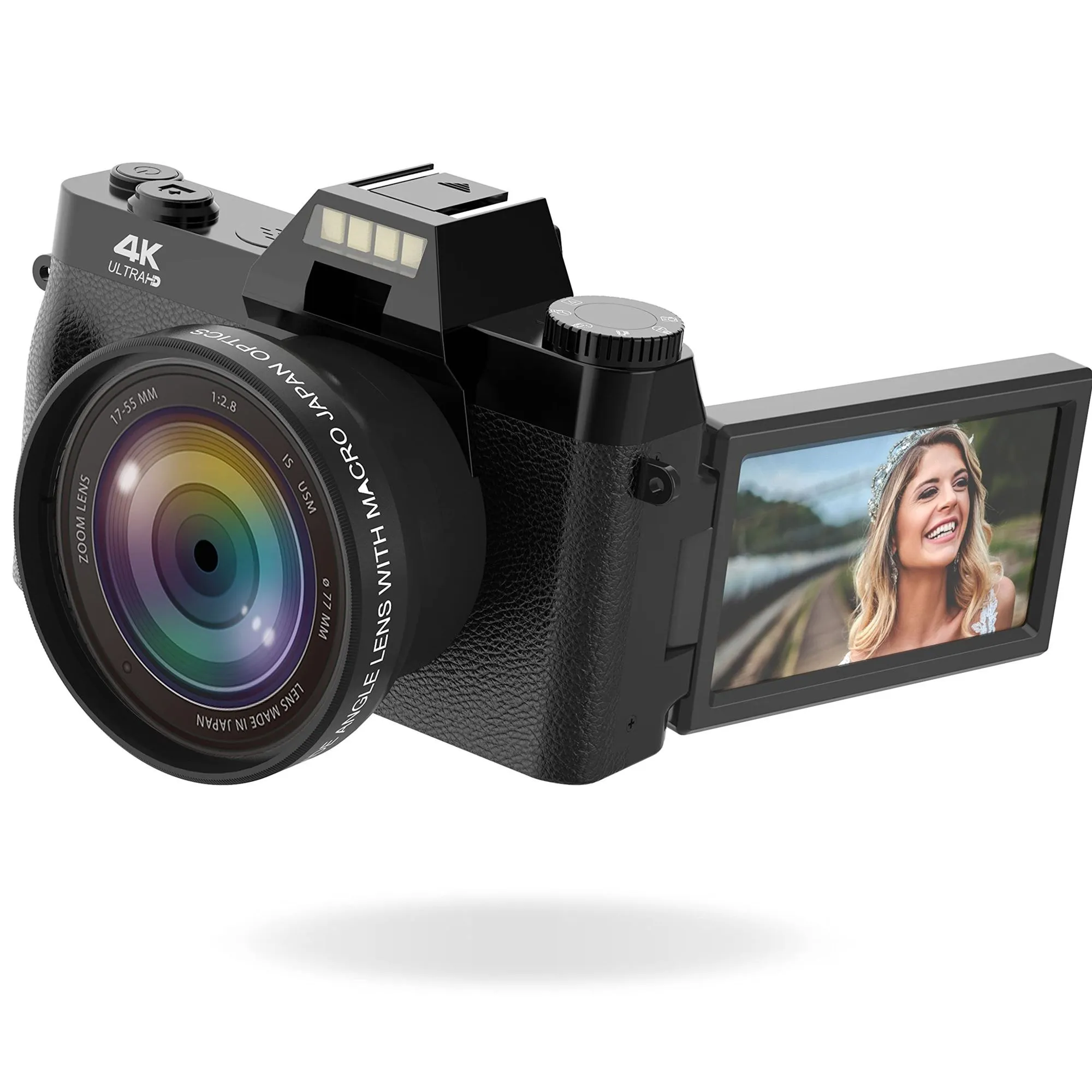 2023 New Digital Camera 48MP 4K Camera Vlogging Camera for YouTube 30FPS WIFI 16X Zoom Video Camera Camcorder Promotion