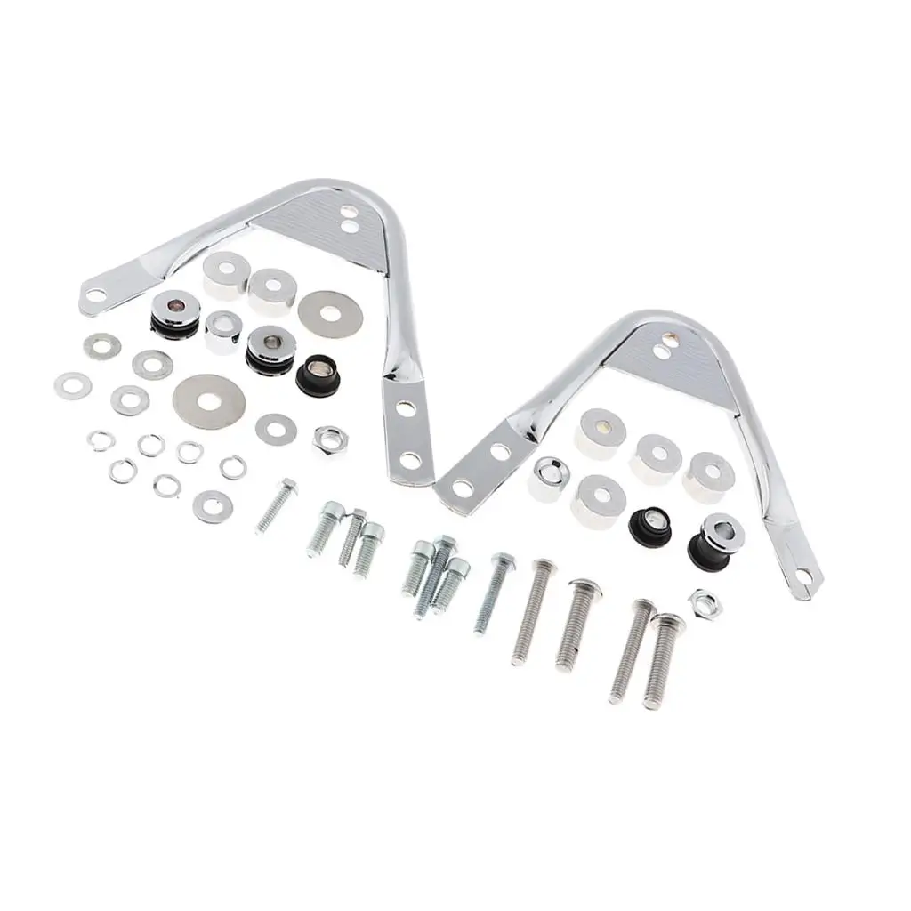 

Reliable Rear Docking Accessories Includes Left & Right brackets and Necessary Hardware for Harley Touring FL 97-08