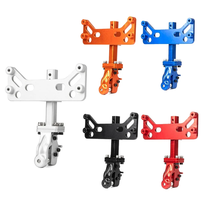 

Metal Adjustable Trailer Hitch Bracket Climbing Car Part Accessories Compatible For 1/6 Scx6 Rc Trx6 ,Orange