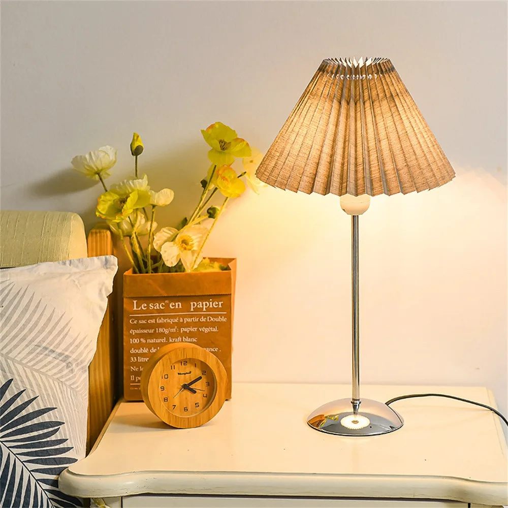 

Nordic Style Korean Style Bedroom Bedside Lamp Gentle And Elegant Soft And Unobtrusive Lighting Long Term Use Without Eye Damage