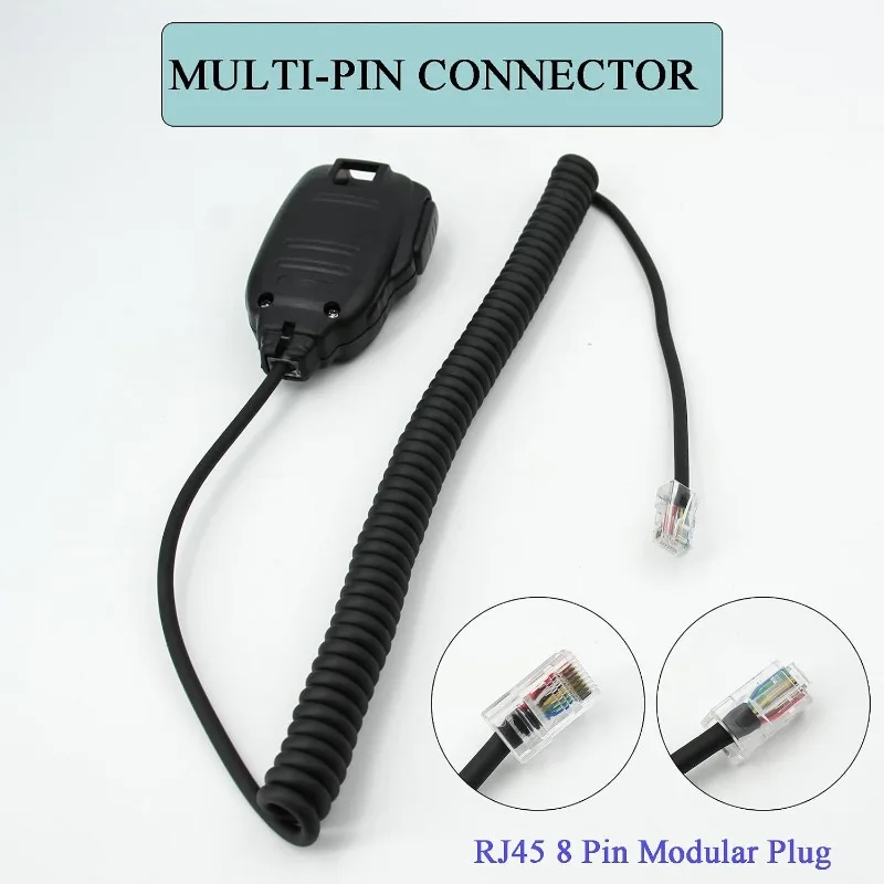Фото Микрофон HM-133V с разъемом RJ45, 8-контактный ручной микрофон для радиостанций ICOM ID-800H, ID-880H, IC-2200H, IC-2300H, IC-2720H, IC-2800H, IC-208H, IC-V8000 №5