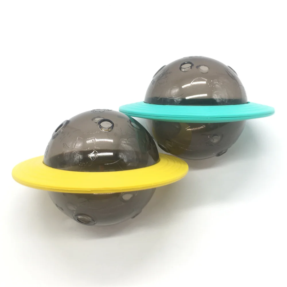 

UFO Pet Treat Ball Interactive Dog Fun Toy IQ Chasing Balls Tumbler Shaking Leakage Food Dispenser Slow Feeder Dogs Toys