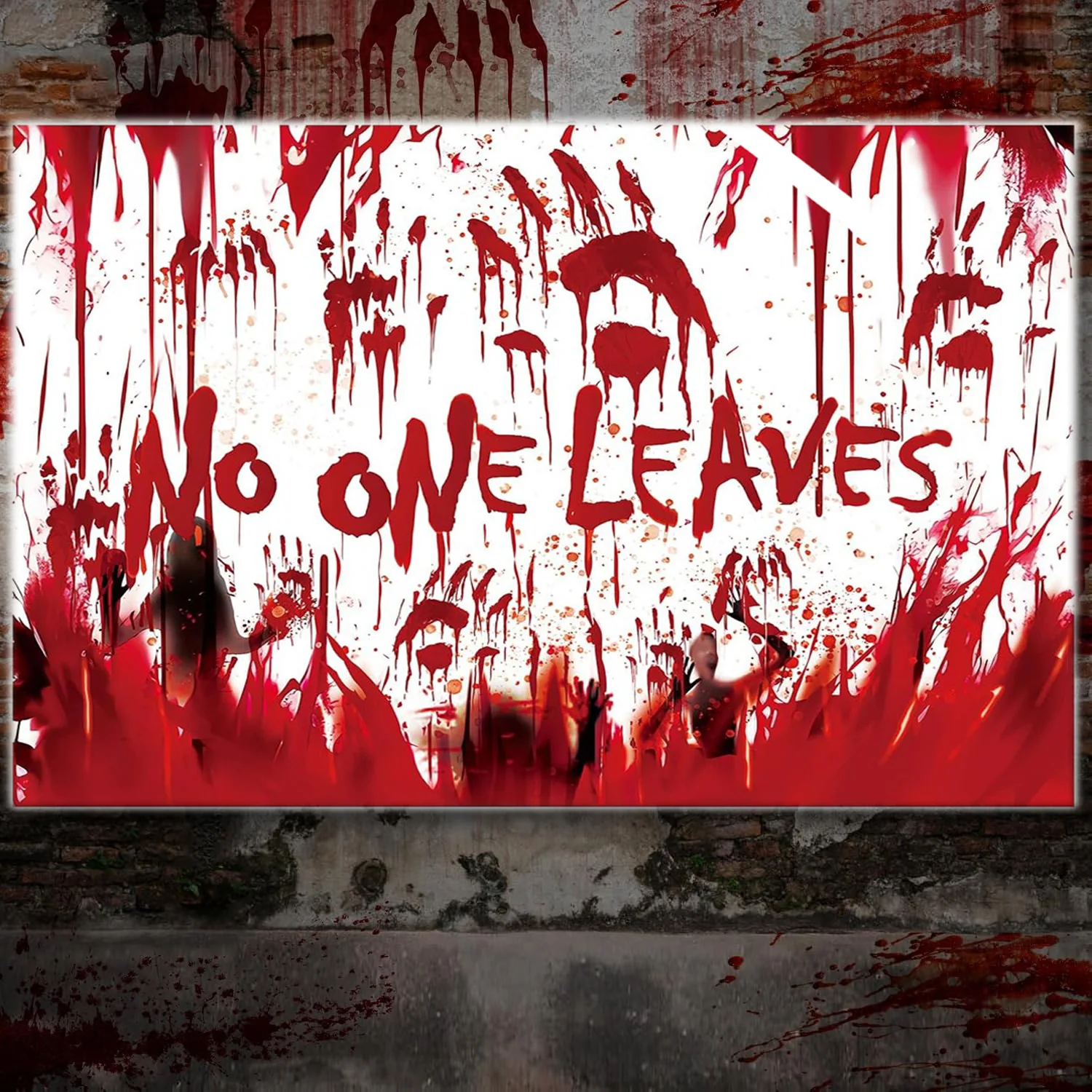 1 5*1 м винил Хэллоуин счастливый никто не может оставить Фотофон ткань