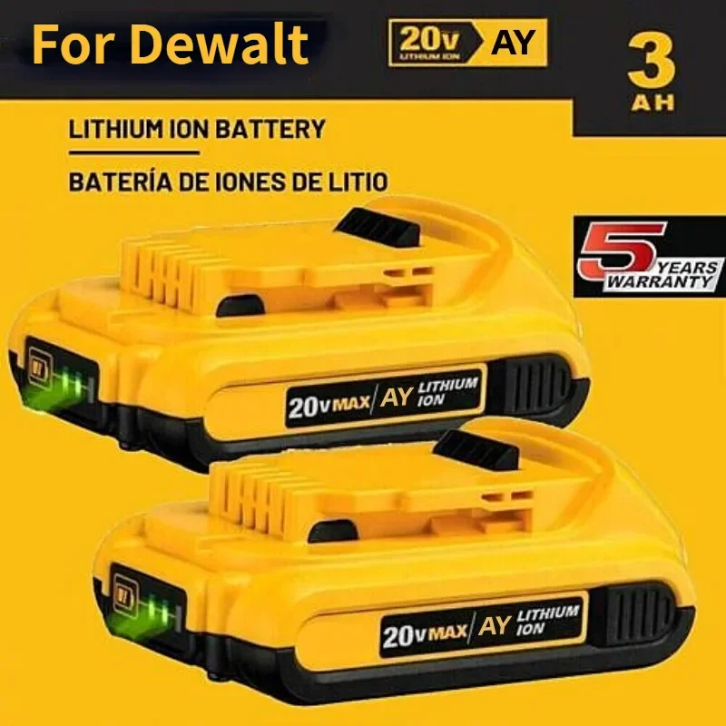 

Литий-ионный аккумулятор DCB203, 20 в, 3,0 Ач для инструментов Dewalt Max, DCB205, DCB206, DCB204, DCB200, DCB182, DCB180, DCB230, DCD, DCF, серии DCG