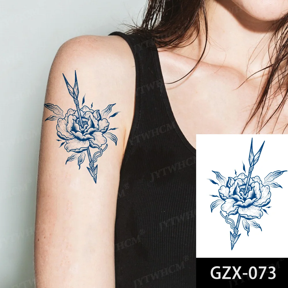 Водостойкая наклейка-тату лунный лес водостойкая 2 недели |