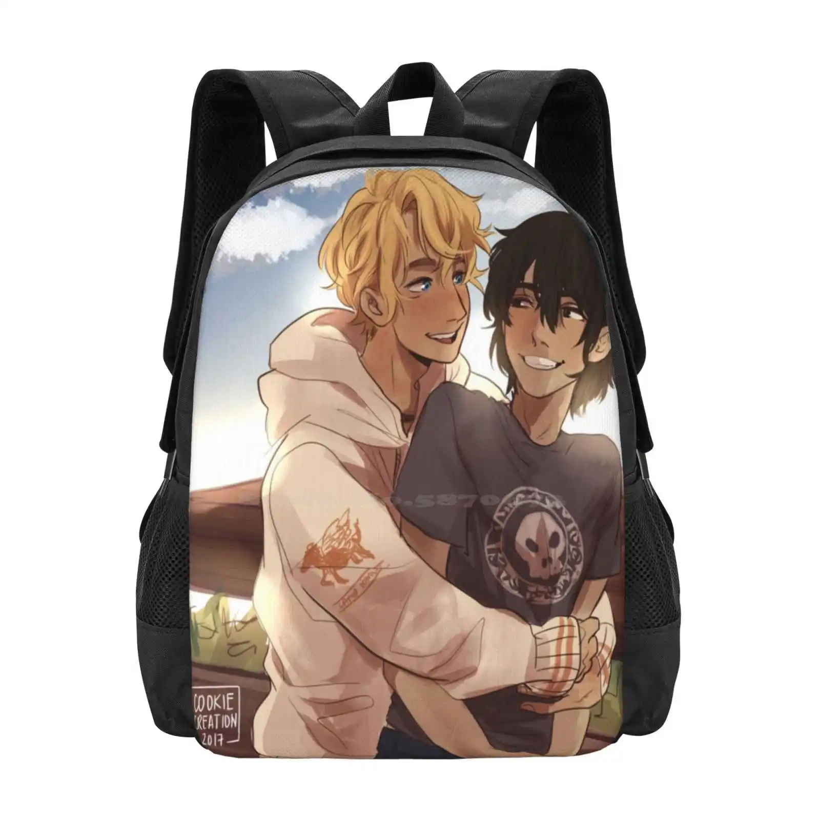 

Solangelo Pattern Design Bagpack School Bags Solangelo Will Solace Nico Di Angelo Heroes Of Olympus Hoo Trials Of Apollo Toa