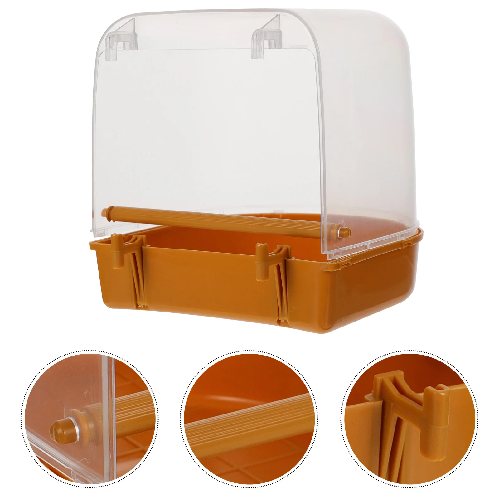 

Bird Bath Tub Pet Parrot Cockatiel Bathtubs Budgie Cleaning Shower Basin