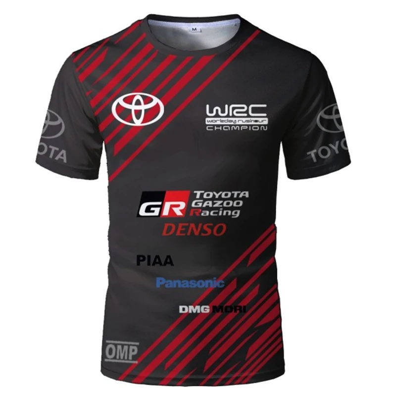 

WRC Toyota T-Shirts Racing Car Rally 3D Print Streetwear Men Women Sports Fashion Oversized O-Neck T Shirt Kids Tees Tops Jersey