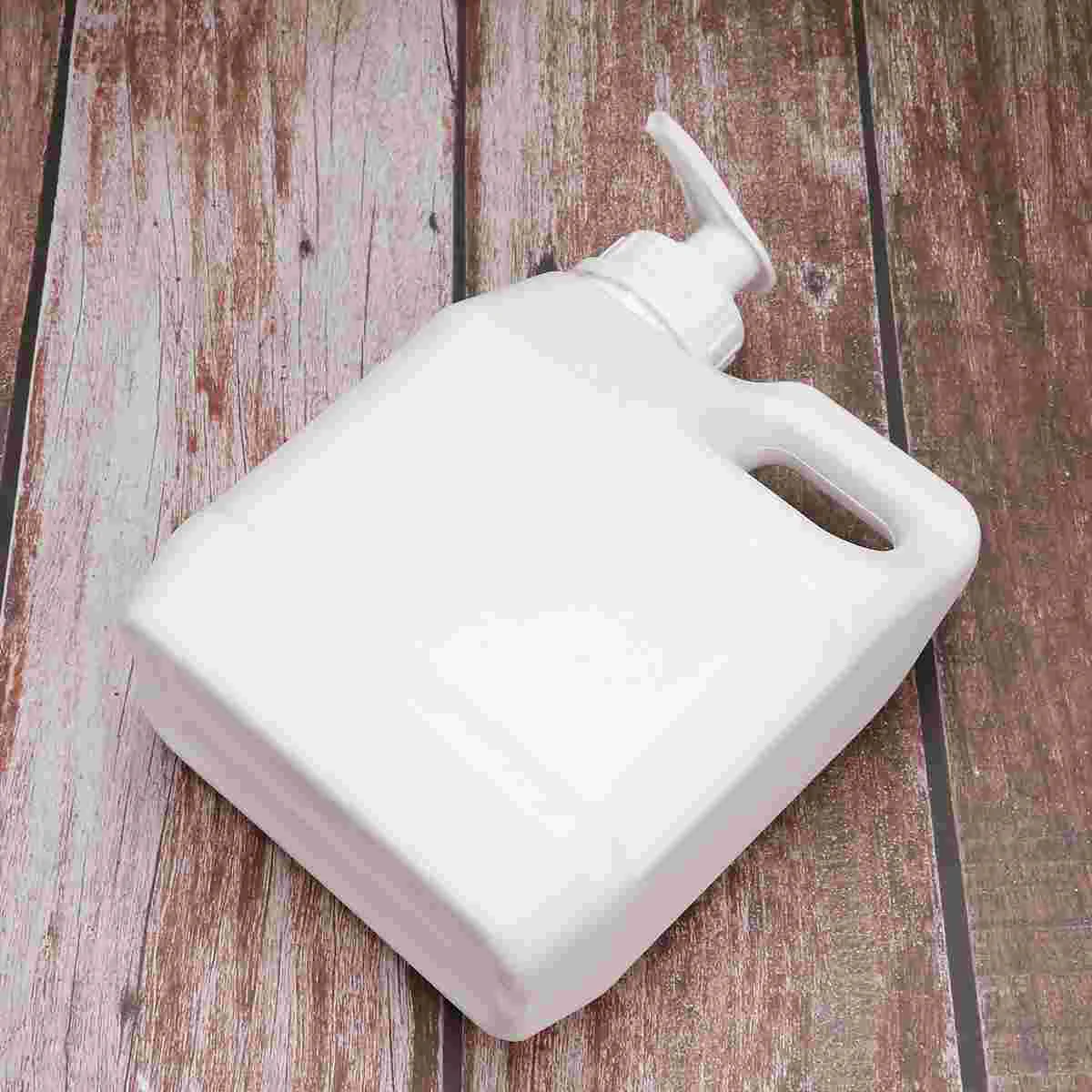 

2pcs Jugs 1L Hand Pump Dispensers Commercial Residential Cosmetics Clear Plastic Container for Home Mall Office Clear