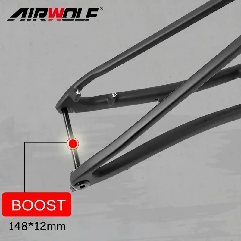 Airwolf T1000 Карбоновая рама MTB 29er велосипеда 29 Горная карбоновая ударная 148*12 мм