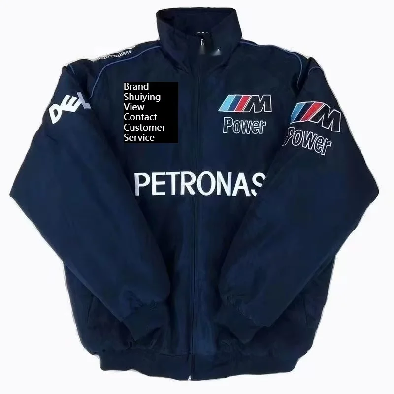 Гоночный костюм F1 студенческий стиль осенняя куртка в стиле ретро повседневная