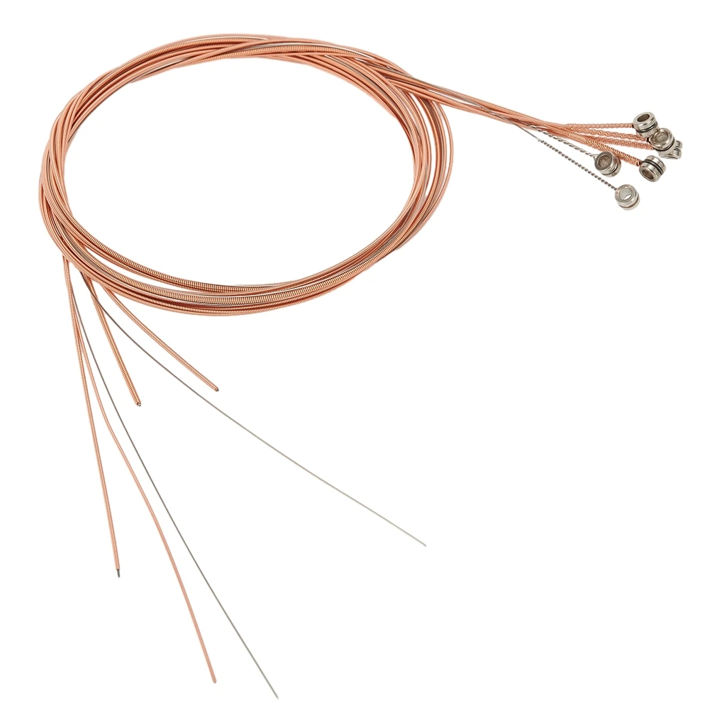 

Acoustic Guitar Strings Set Stainless Steel Guitar Accessories Hold Tune Stable 1 Set 35.4 Inch Acoustic Strings Brand New