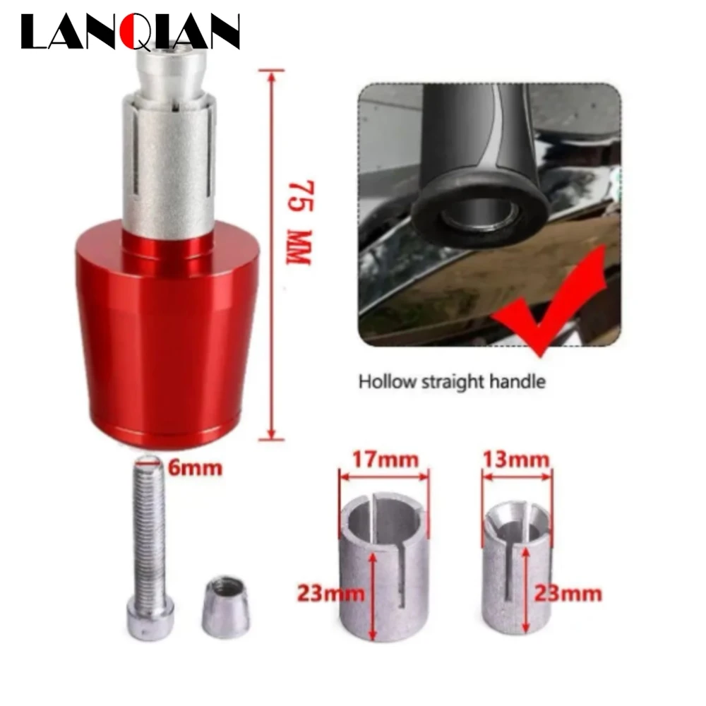 Наконечники Руля Мотоцикла 7/8 дюйма 22 мм противоскользящие наконечники руля для