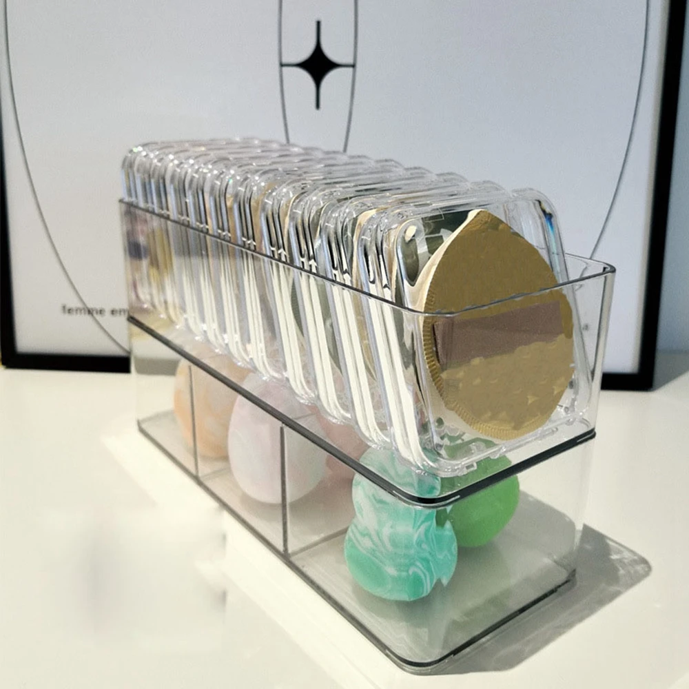 1 шт. портативный пыленепроницаемый органайзер для хранения пудры и яиц