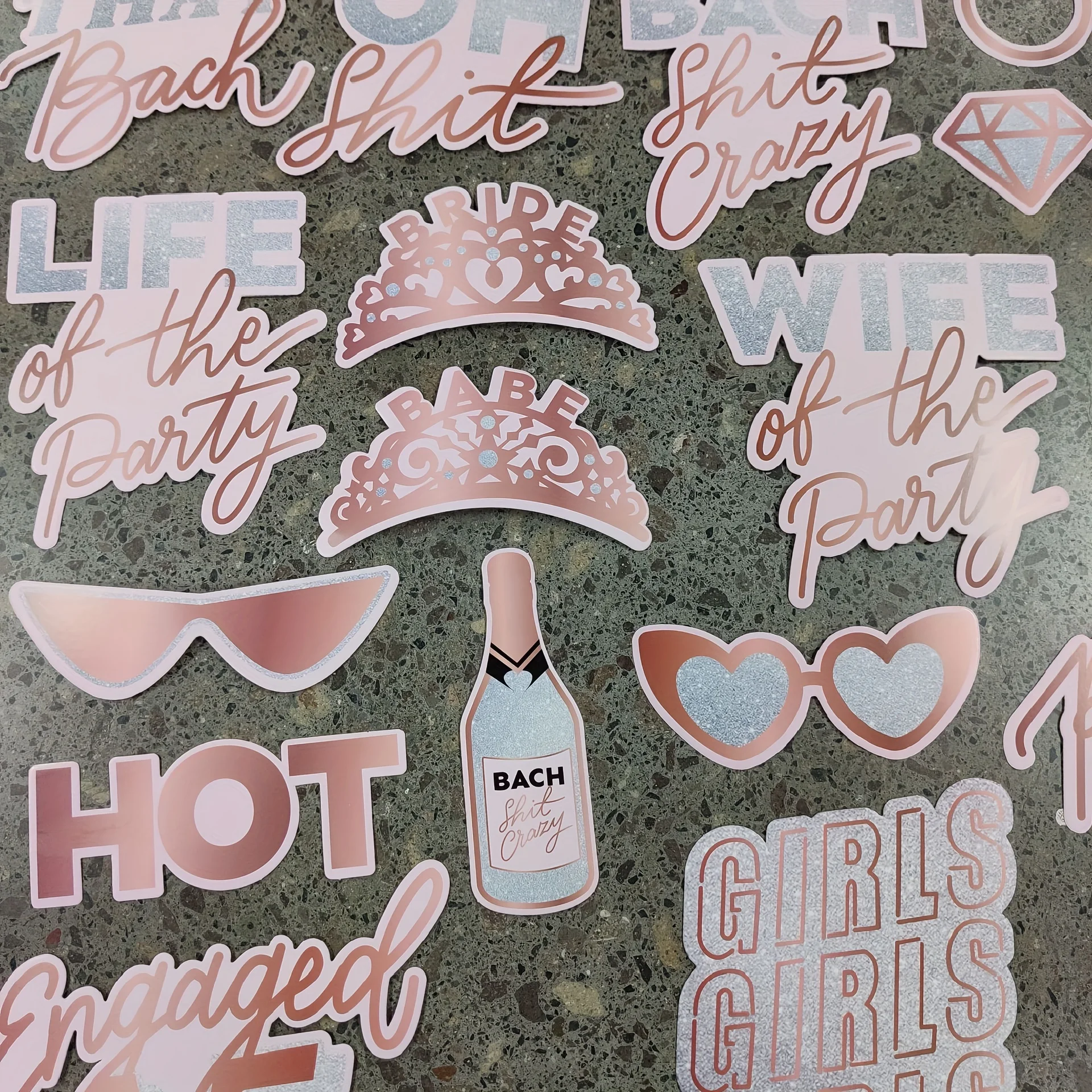 23-компонентный Реквизит Для Фотобудки Набор Девичника Искусственные Украшения