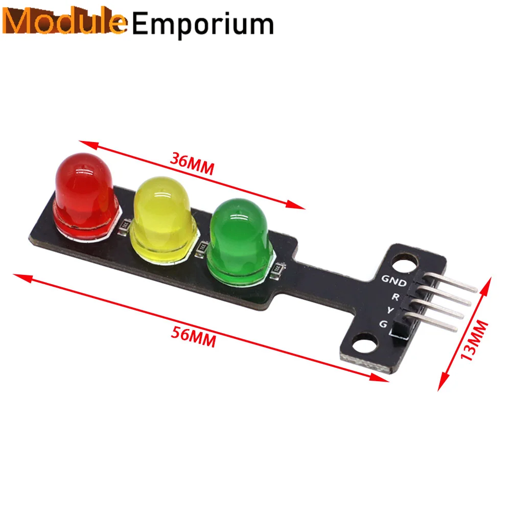Мини-дисплей 5 В для Arduino красный желтый зеленый мм
