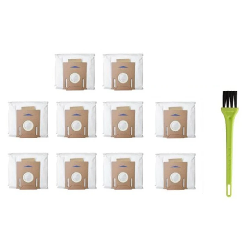 

10 Pcs Replacement Vacuum Dust Bags Disposable Garbage Bag For Ecovacs DEEBOT OZMO T8 AIVI T8 Max And T8 Series DX93,Etc