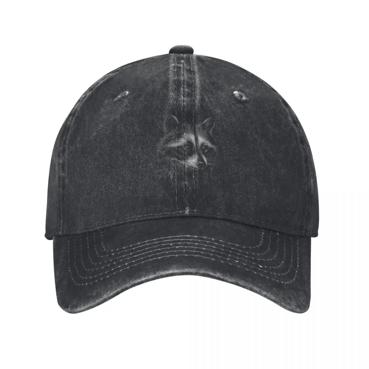 Бейсбольная кепка с портретом енота шляпа от солнца для детей детская