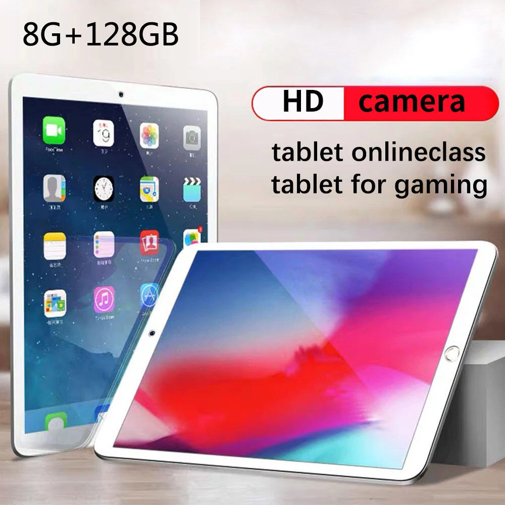 

New 10.1 Inch Tablet 8GB RAM 128GB Disk Android 10.0 10.1 Inch IPS Screen Octa Core 2 + 5 MP Camera GPS WiFi SIM PC Computer