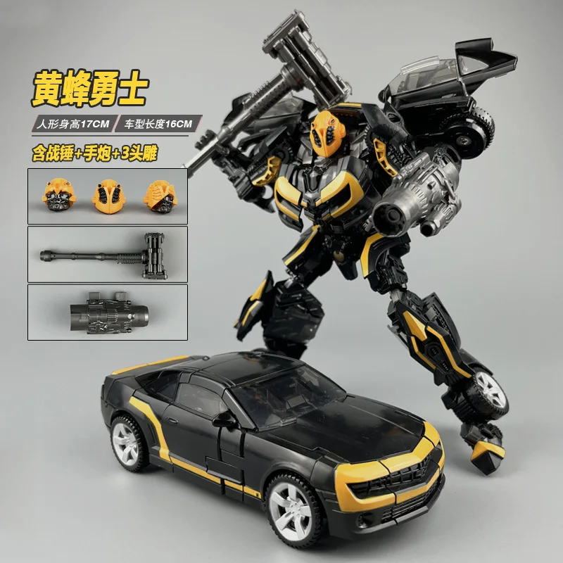 В наличии BAIWEI Transformation Toy TW1025B Dark Bee Warrior KO Movie SS49 Автобот Мальчик Модель робота