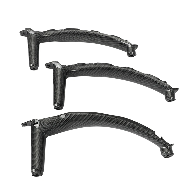 Автомобильный подлокотник из углеродного волокна ABS для внутренней двери ручка