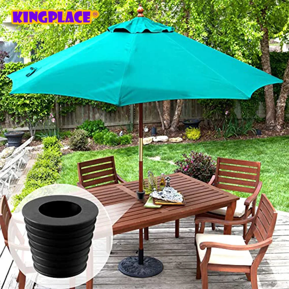

Patio Umbrella Plug Cone Type Rubber Sleeve Umbrella Wedge Outdoor Table Hole Plug Sun Umbrella Protection Sleeve