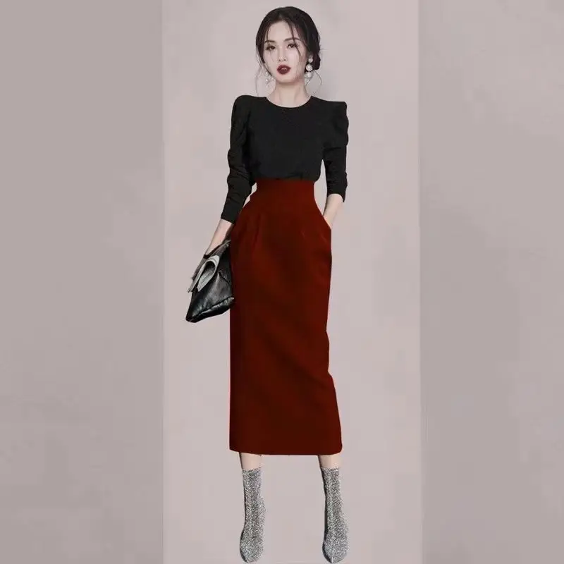 Комплект высококачественной футболки знаменитостей Женский Повседневный