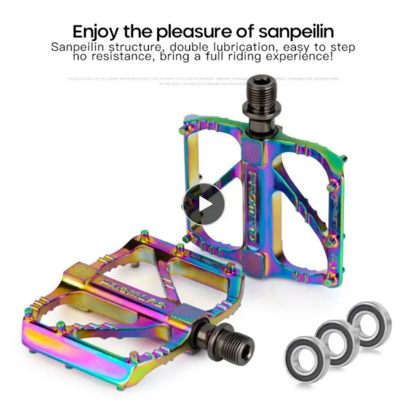 

PROMEND Ultralight 3 Bearings Bicycle Bike Pedals Cycling Road Mtb Pedals Flat Platform Bicycle Parts Bicicleta Bike Pedals
