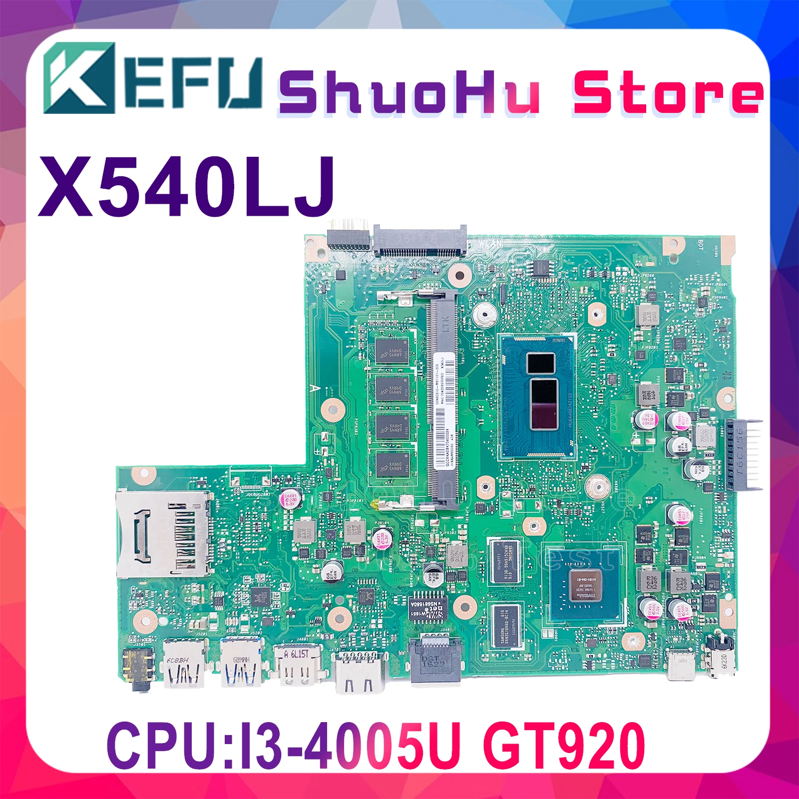 

Материнская плата для ноутбука X540LD, телефон с диагональю 100% дюйма, Рабочая мощность 4 Гб