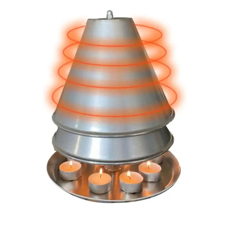 Tea Light Heater Space For 10 Tealights Double-walled