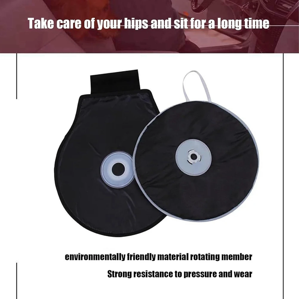 2 шт. 360 ° Вращающаяся подушка сиденья для автомобиля 15 7 дюйма вращающееся сиденье