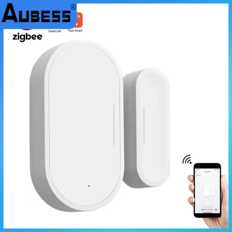 

2/3/5PCS Door Window Magnetic Sensor Tuya Smart Real-time Door Detectors Smart Home Alexa Smart Security Alarms Zigbee
