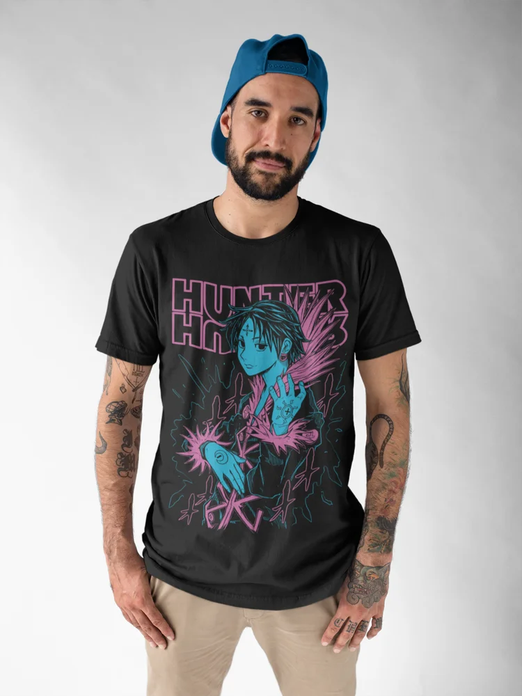 Футболка Chrollo Ryodan Hunter X Killua Gon Hisoka Аниме HXH Рубашка Zoldyck