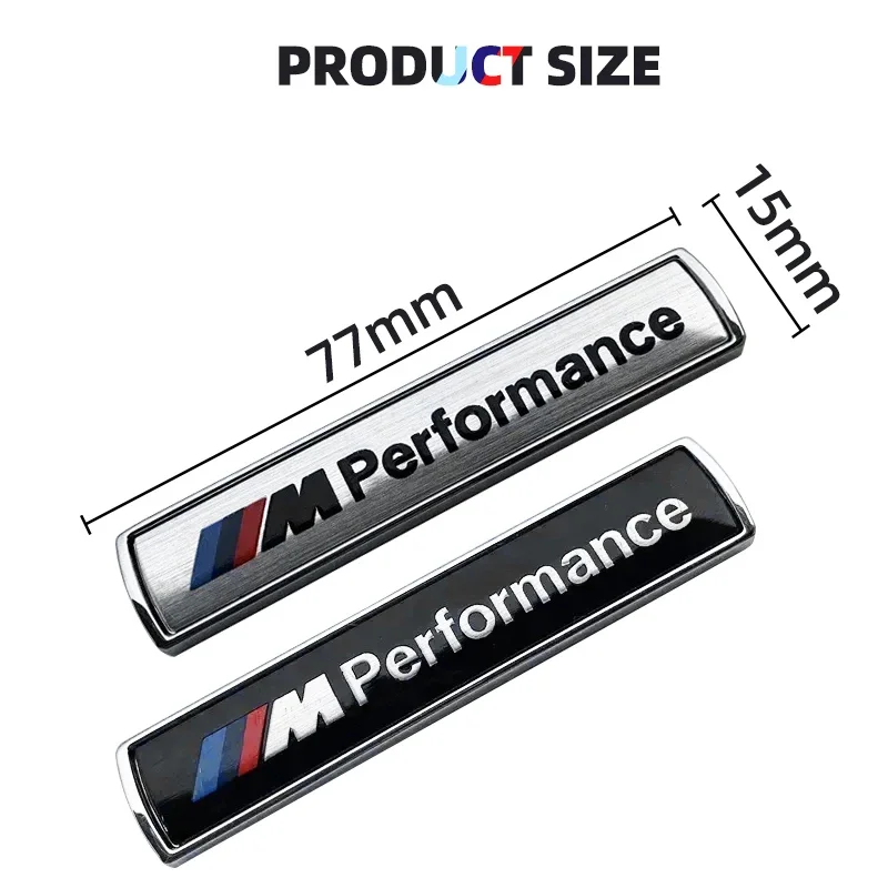 Металлическая эмблема бокового крыла M Performance наклейка на заднюю багажник