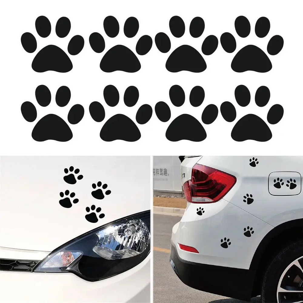 

Creative Personality Car Sticker Cute Cat Paws Decals Paw Prints Footprint Sticker Automobile Decoration Accessaries