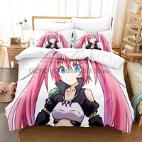 anime bedding set that time i got reincarnated as a slime kids gift duvet cover pillowcases queen king single size