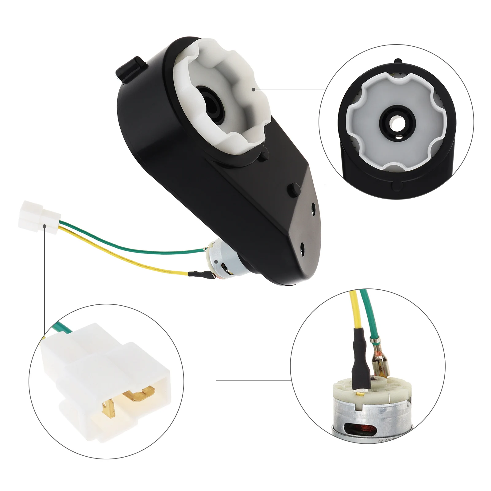 RS390 12 В двигатель постоянного тока 1 2 см ось детские электрические игрушки