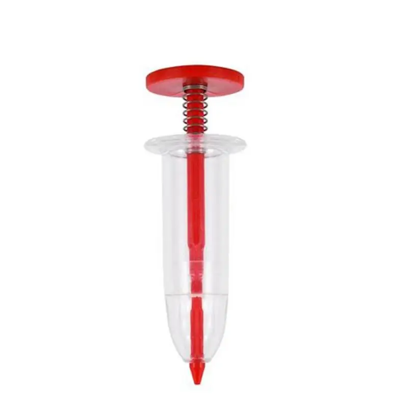 

Syringe Seeder Manual Sower Mini Sowing Seed Dispenser Garden Precision Seeding Fertilizing Planter Flower Bed Gardening Tool