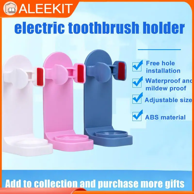 

Wall-mount Toothbrush Stand Holder For Dorm Bathrooms And Shower Adhesive Rack Space Saving Toothbrush Organizer Stand Traceless