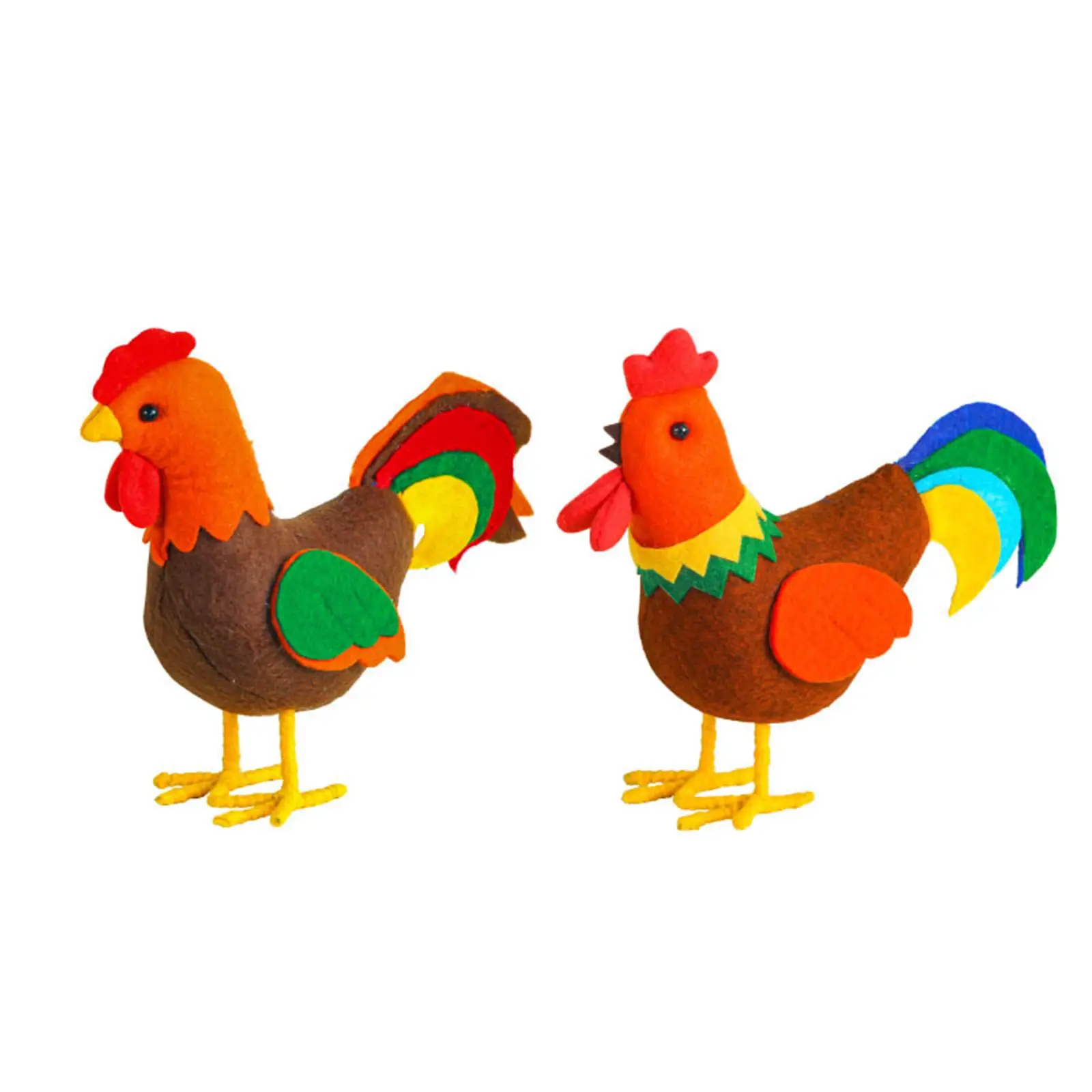 

Felt Chicken Toys, Stuffed Favors, Easter Basket Stuffers, Children's Gift Toy for Easter, Home, Garden Ornaments