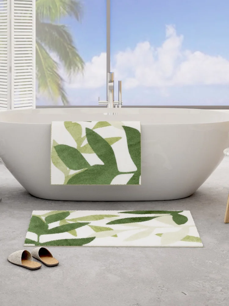 

Toilet absorbent floor bathroom non slip door bedroom carpet household mat