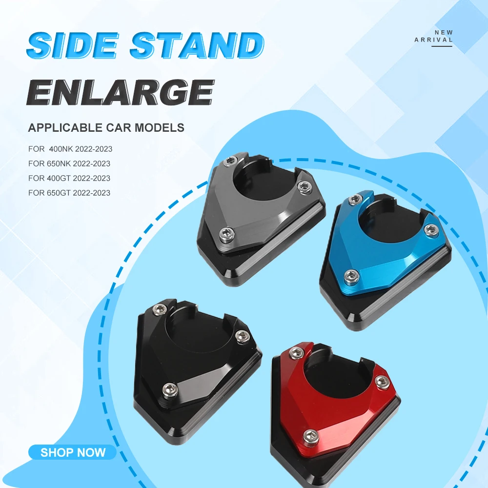 

Side Stand Enlarge FOR CFMOTO 400NK 650NK 400GT 650GT 2022 2023 CNC Aluminium Kickstand Extension Support Motorcycle Accessories
