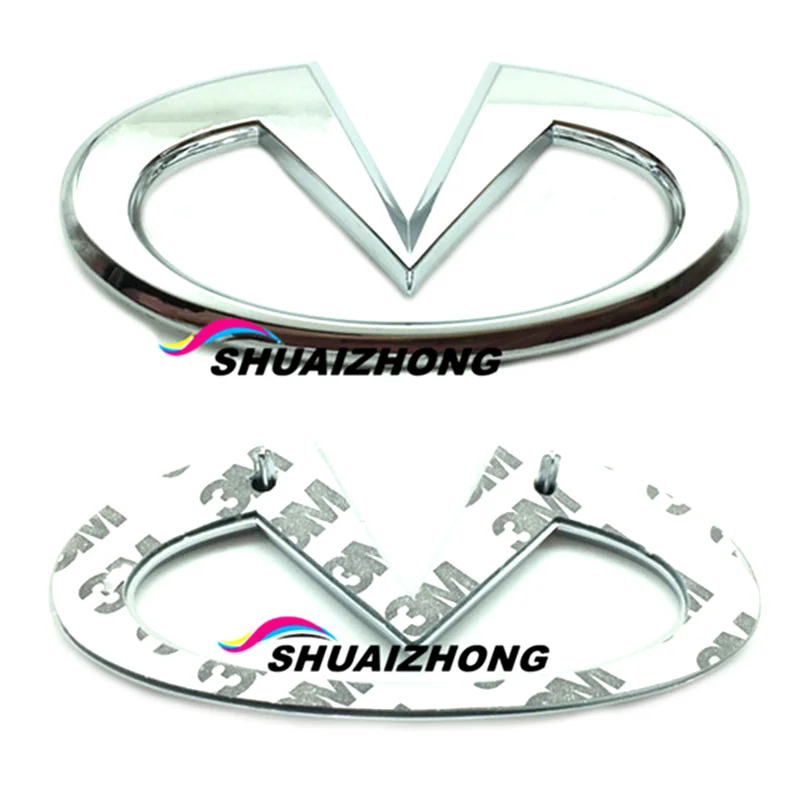 3D ABS Серебряный Хром Infiniti логотип автомобиля для заднего бампера багажника
