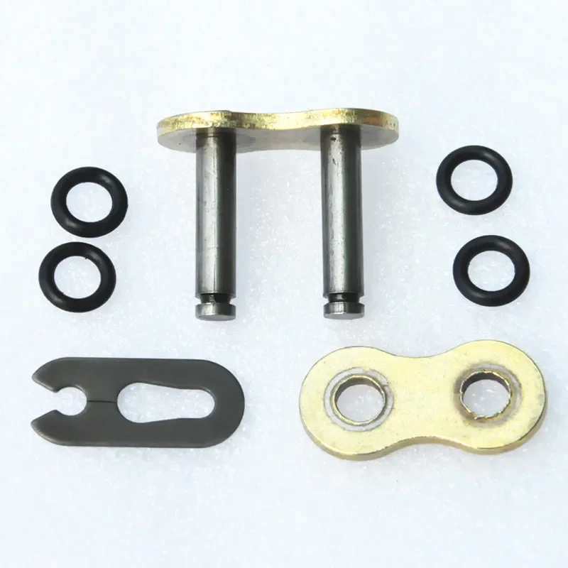 4 шт. золотое уплотнительное кольцо 530 мотоциклетная цепь мастер-звенья для