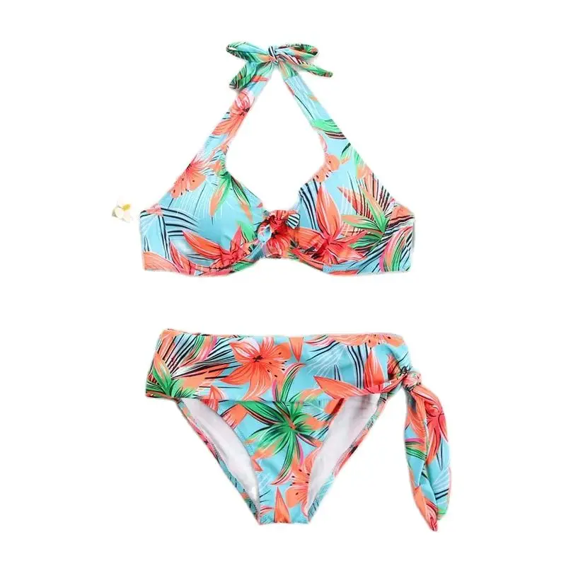 Miyouj 2024 комплекты бикини с цветочным принтом женский купальный костюм пуш-ап