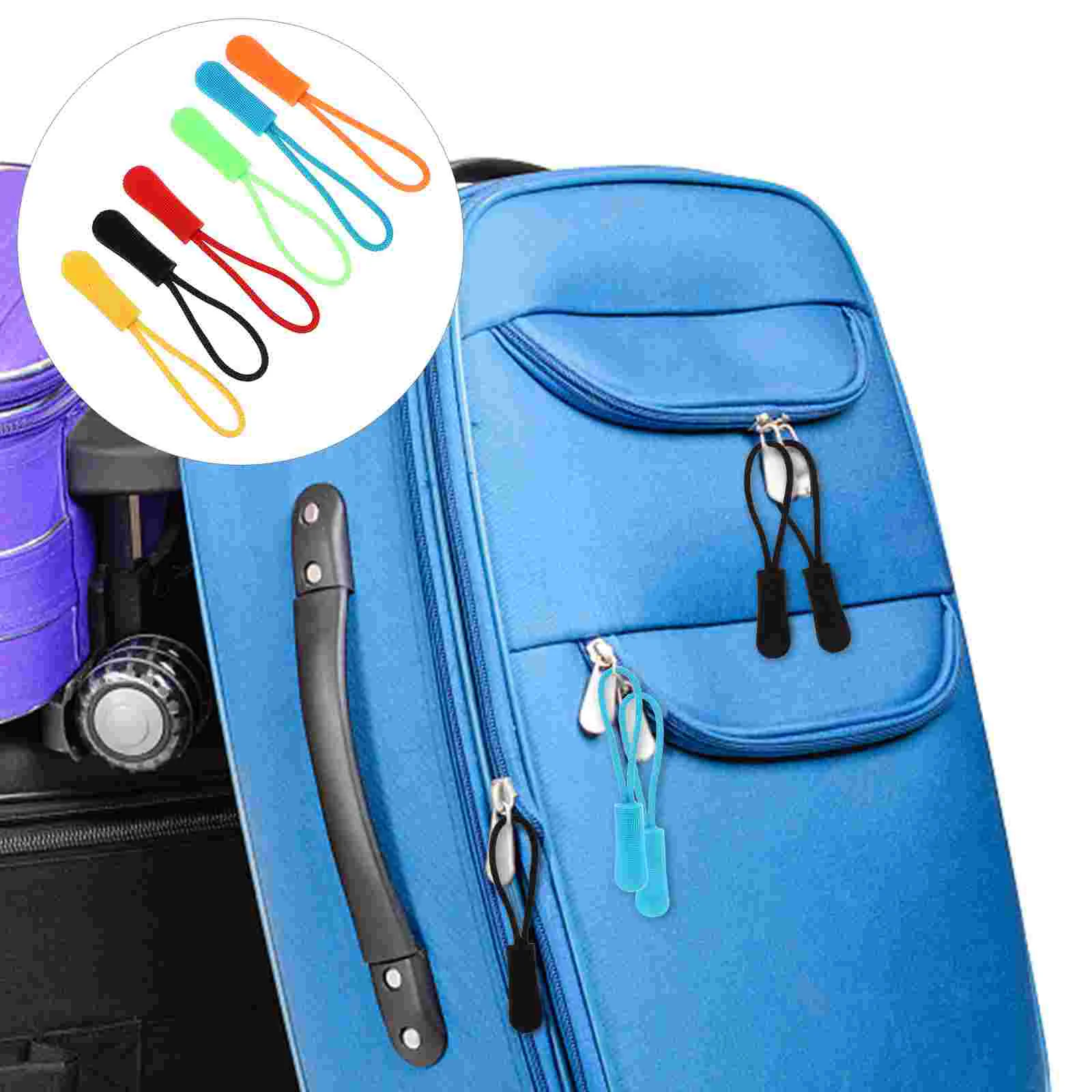 

Zipper Pullsnylon Cord Tags Rope Replacement Detachable Extension String Backpack Luggage Zip Fixer Head