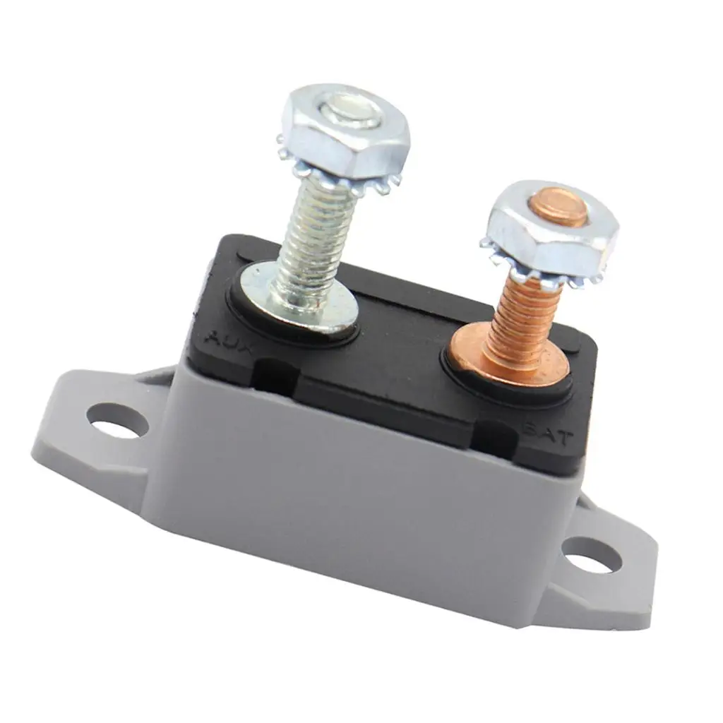 

40Amp Auto Reset 12V 24V Circuit Breaker Car Automatic Fuse Metal Stud Type