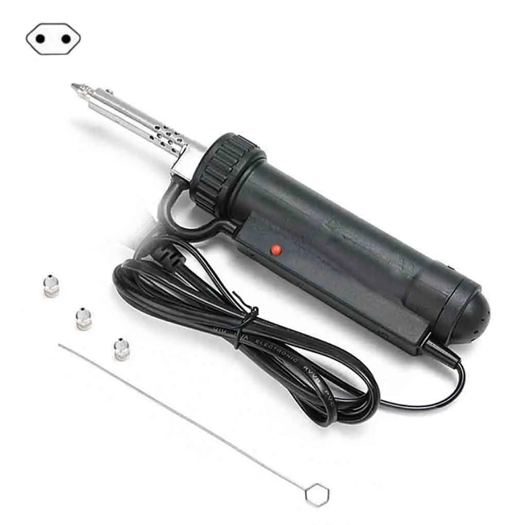 

Electric Vacuum Solder Portable Soldering Desoldering Suction Device Workshop Circuit Repair Sucker Pen EU Plug