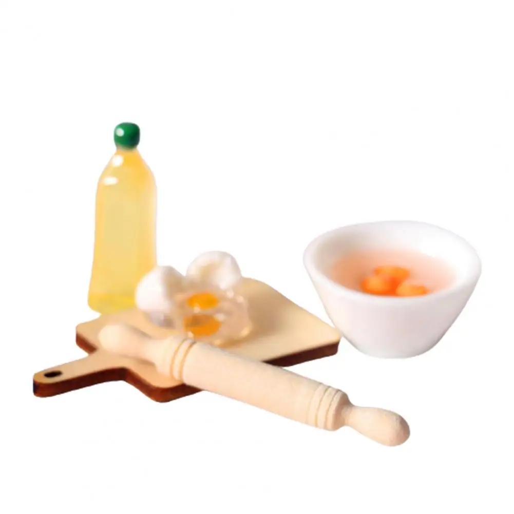 1 компл. Мини-яйцо анти-выцветающий реквизит для стрельбы ABS кукольный домик