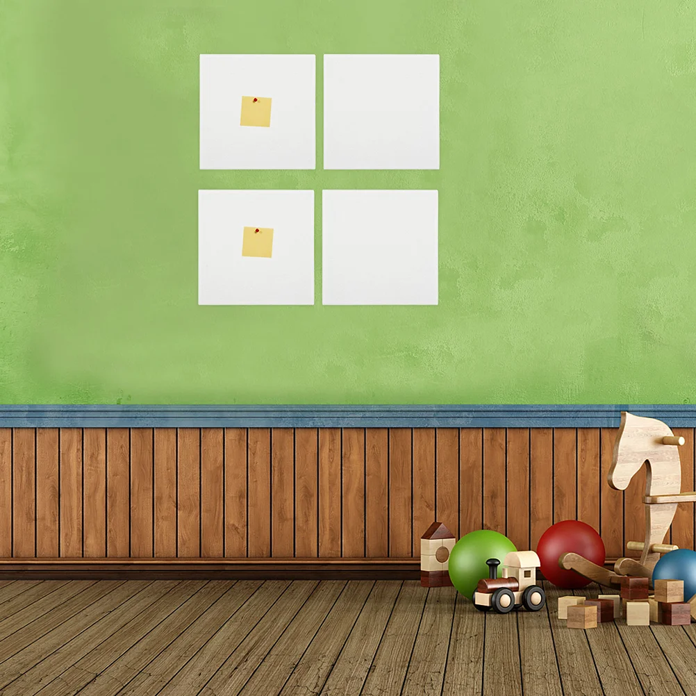 4 шт. фетровая доска для сообщений самоклеящаяся заметка украшение на стену